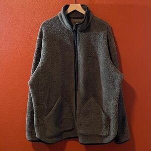 Nike ACG Men’s Vintage 90’s Dog Tag Deep Pile Full Zip Gorpcore Fleece Jacket
